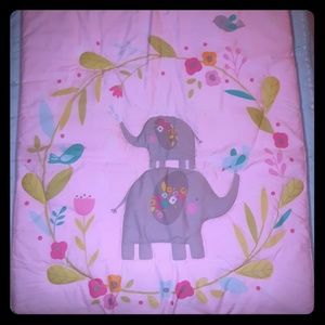 Four piece Crib bedding set